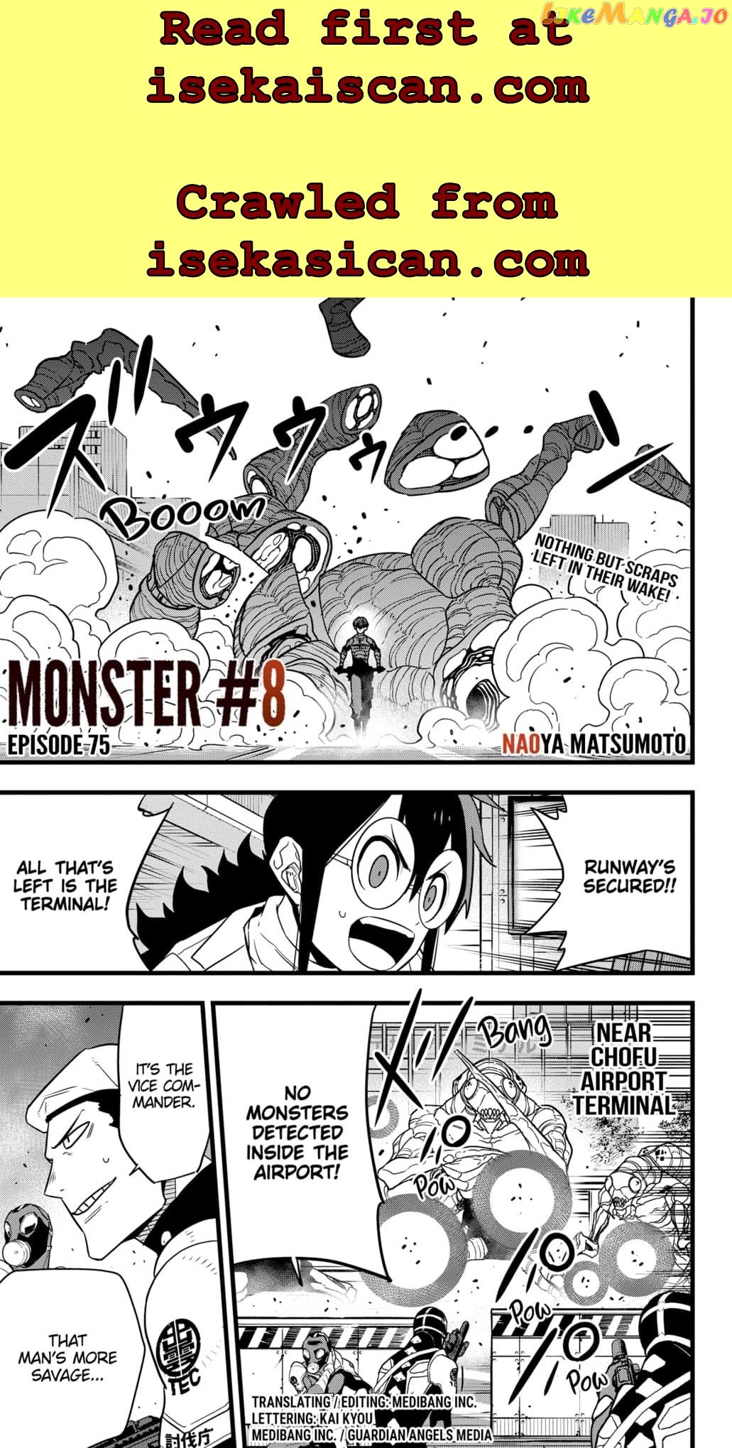 Kaiju No. 8 chapter 75 image 01